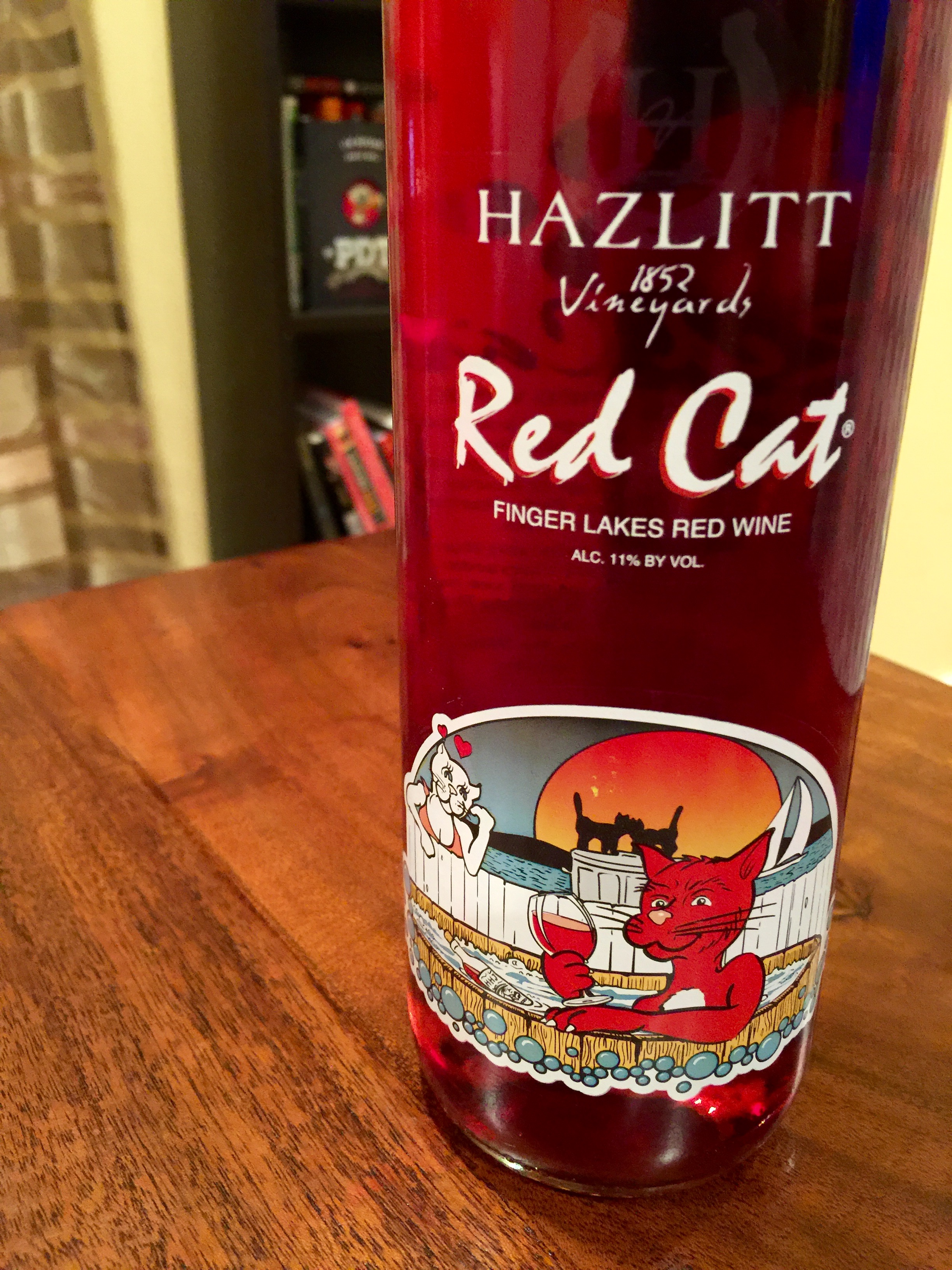 Hazlitt Red Cat FIrst Pour Wine