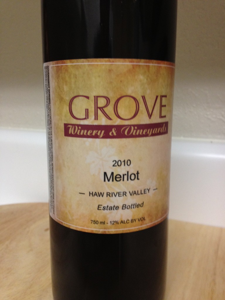 2010 Grove Winery Merlot