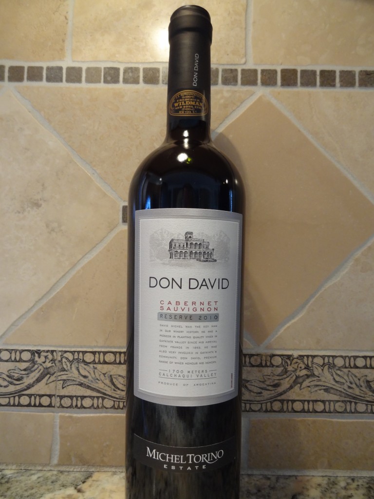 2010 Michel Torino Don David Cabernet Sauvignon Reserve