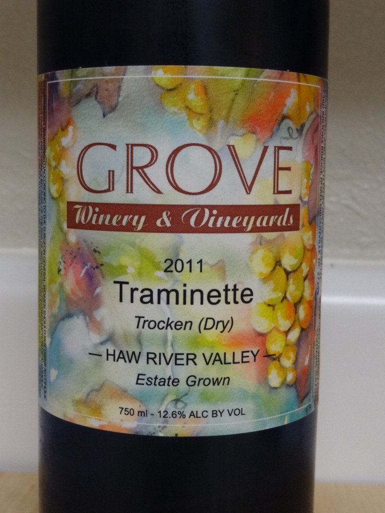 2011 Grove Winery Traminette