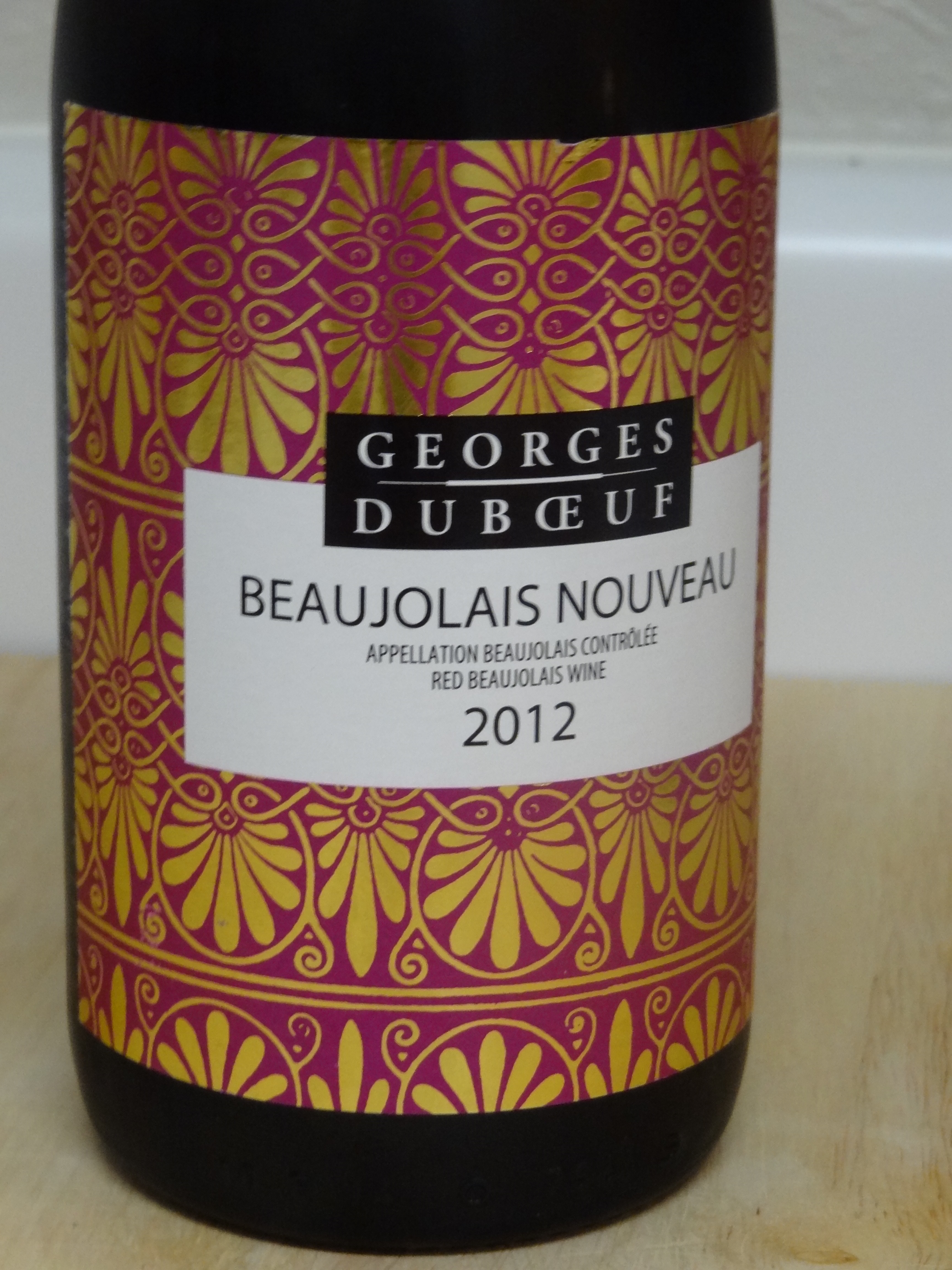 2012 Georges Duboeuf Beaujolais Nouveau