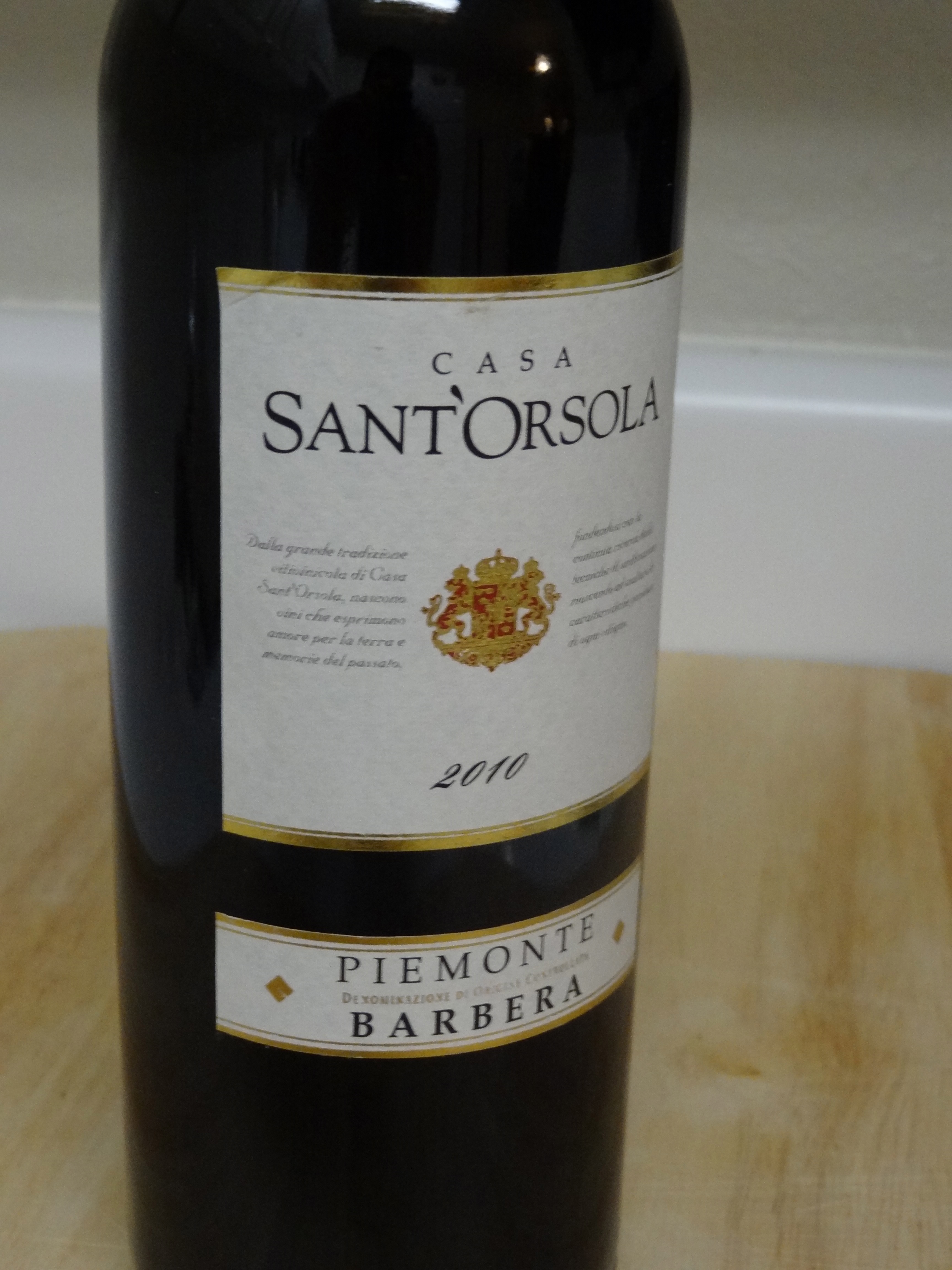 2010 Casa Sant'Orsola Barbera