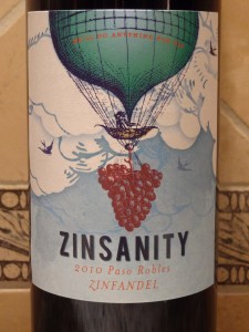 2010 Zinsanity Zinfandel