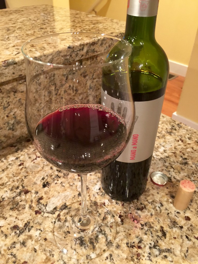 2011 Mano a Mano Tempranillo Pour