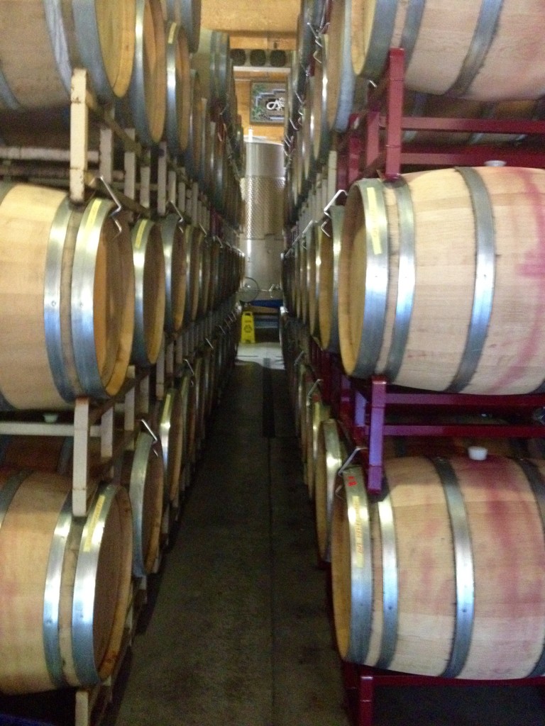 2011 Vincent Arroyo Winemaker's Reserve Petite Sirah Barrel Storage