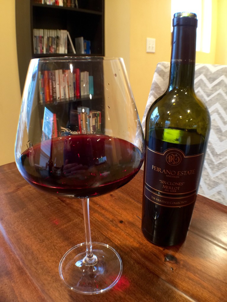 2012 Peirano Estate Six-Clones Merlot Pour