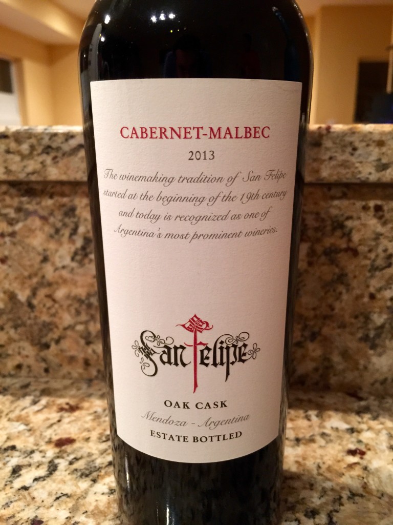 2013 San Felipe Oak Cask Cabernet Malbec