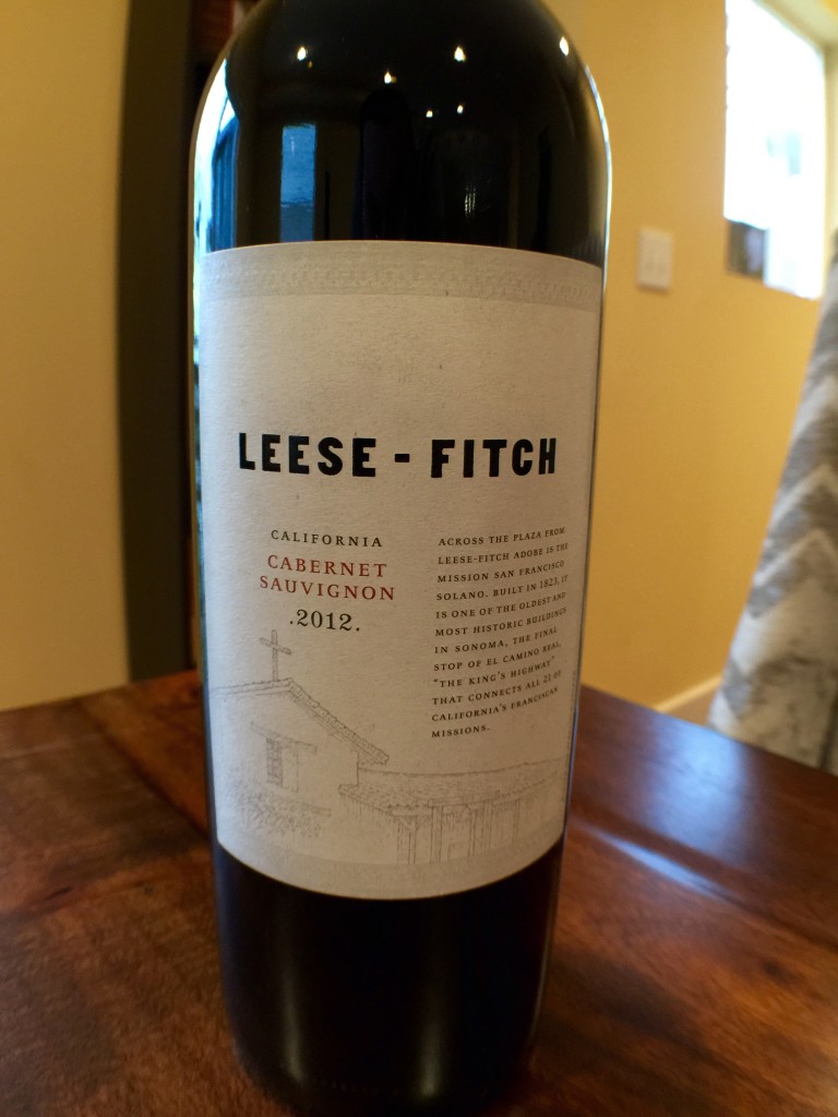 2012 Leese-Fitch Cabernet Sauvignon