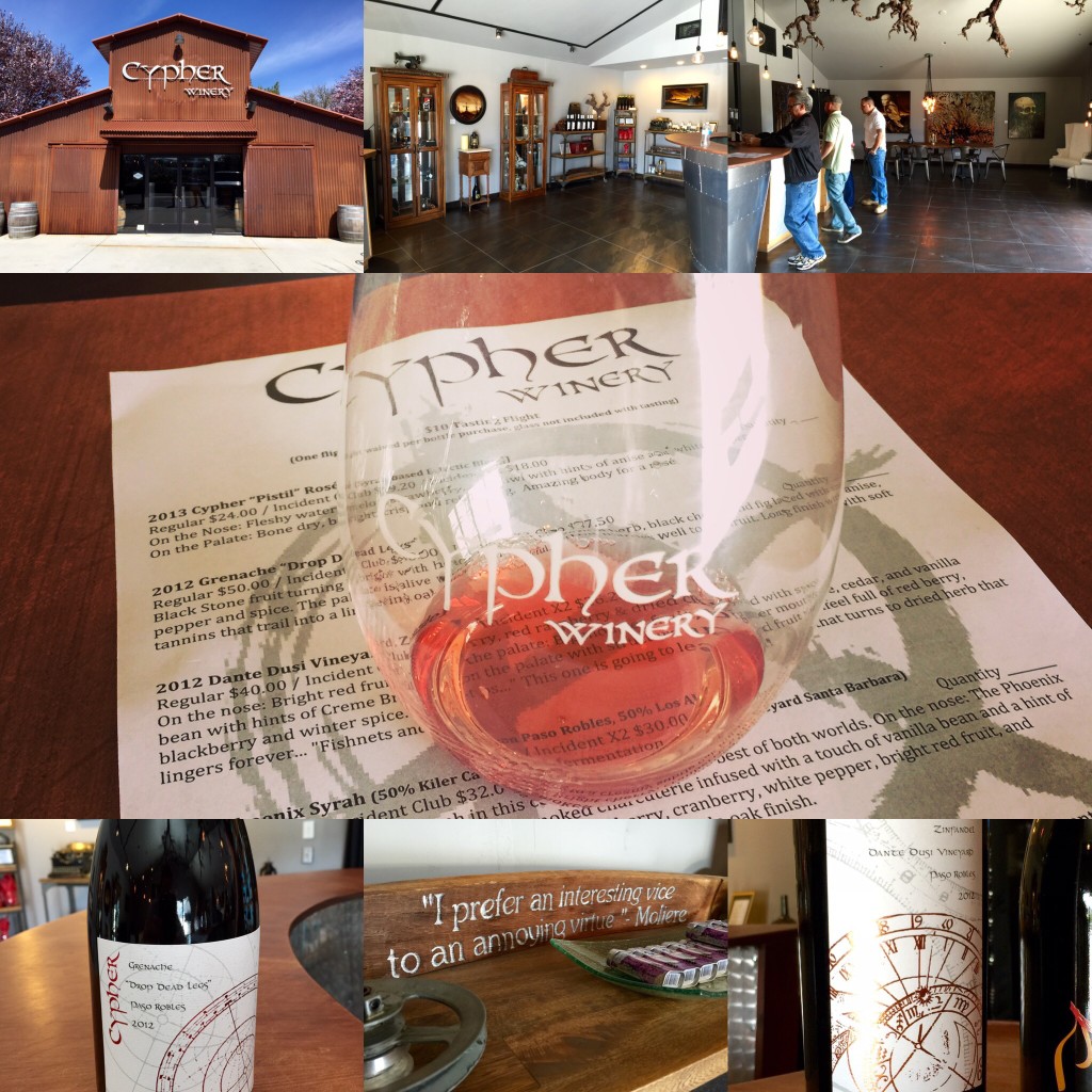 Cypher Winery Visit