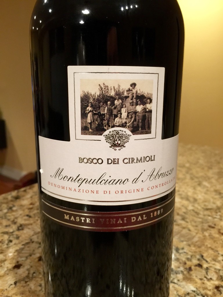 Bosco Del Cirmioli Montepulciano d'Abruzzo 2013