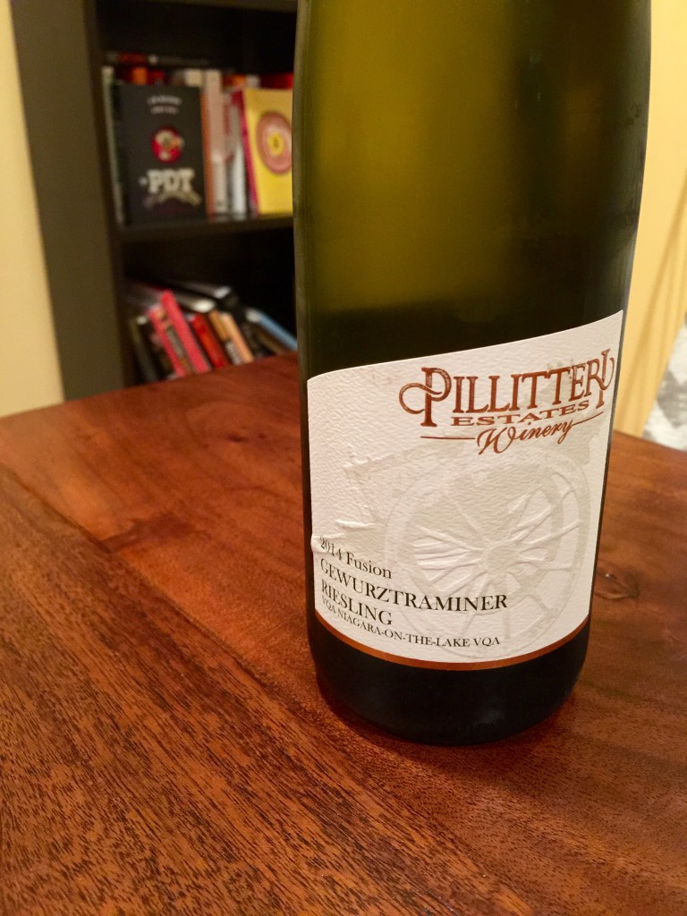 Pillitteri Estates Gewurztraminer Riesling Fusion 2014