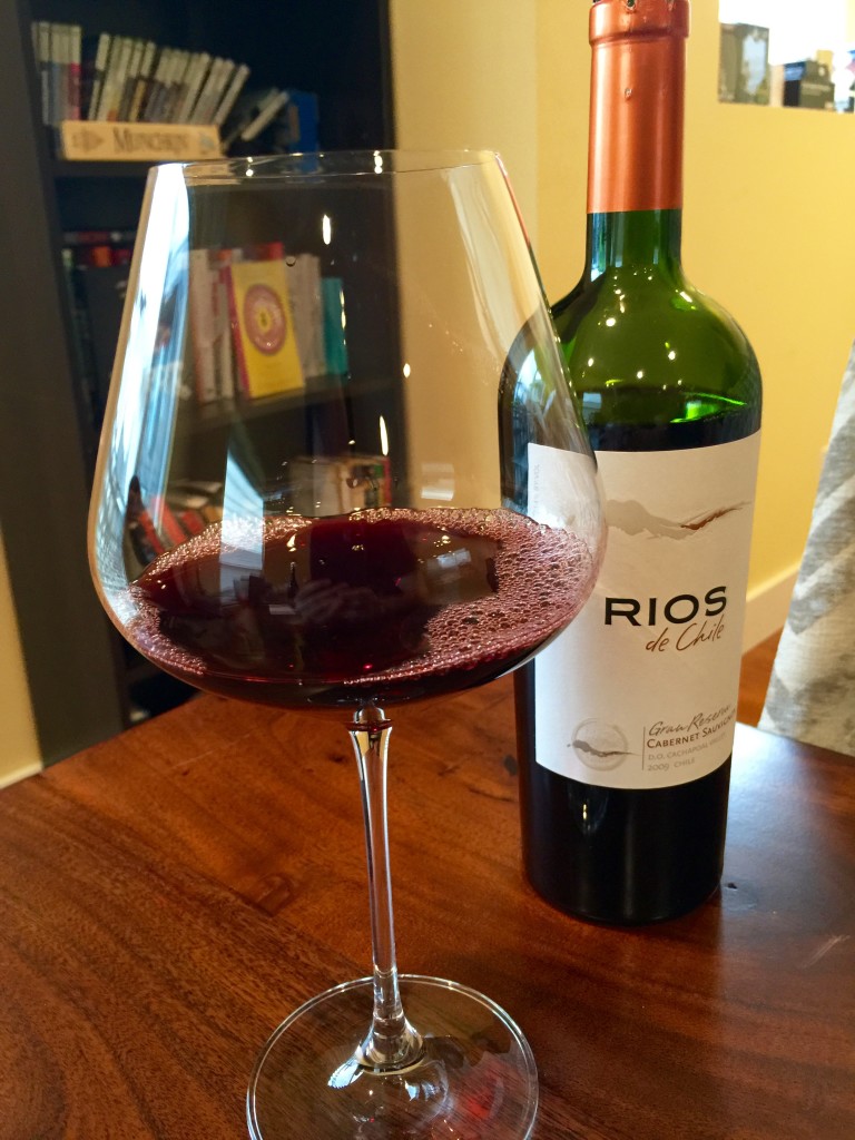 Rios de Chile Gran Reserva Cabernet Sauvignon 2009 Pour