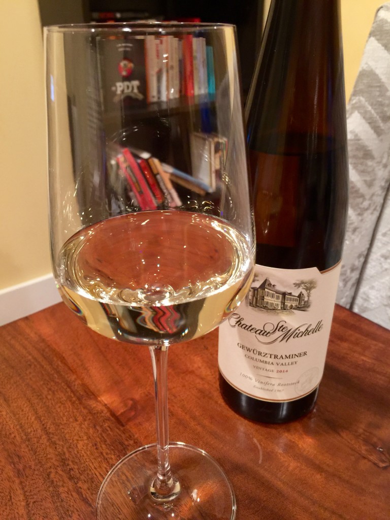 Chateau Ste Michelle Gewurztraminer Pour 2014