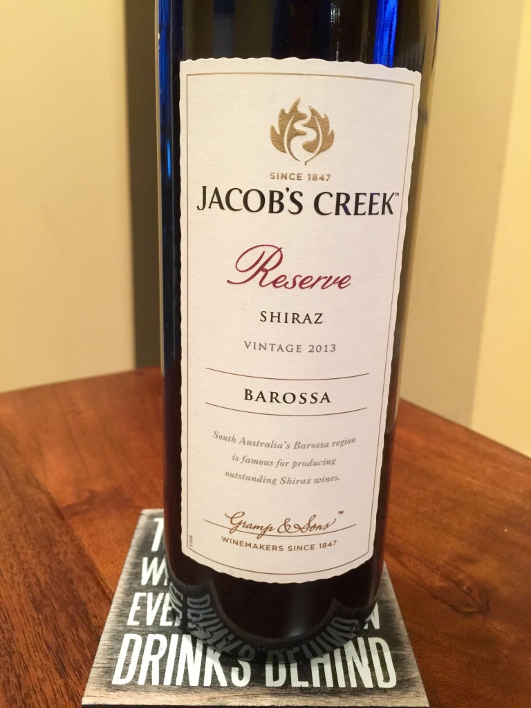 Jacobs Creek Reserve Shiraz 2013