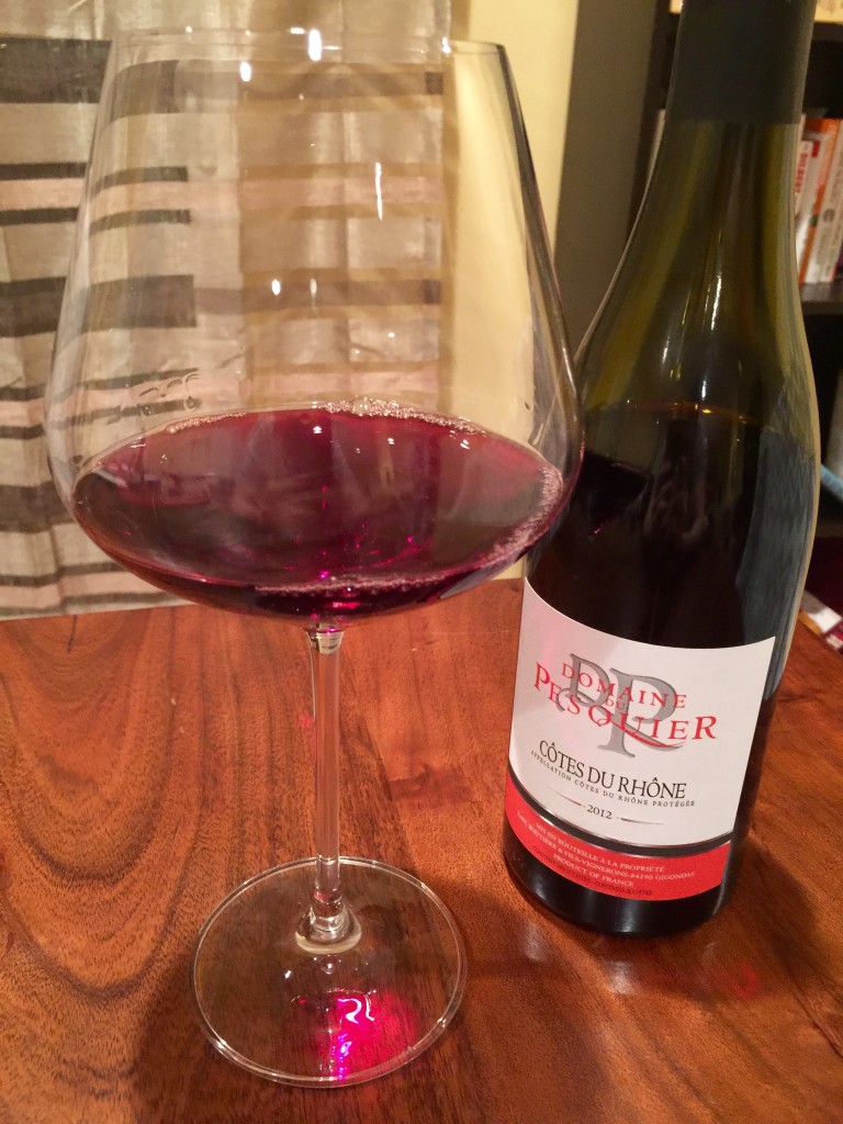 Domaine Du Pesquier Cotes Du Rhone 2012 Pour