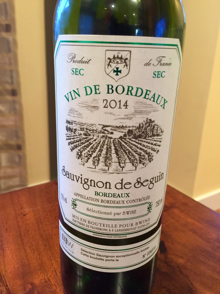 Sauvignon de Seguin 2014