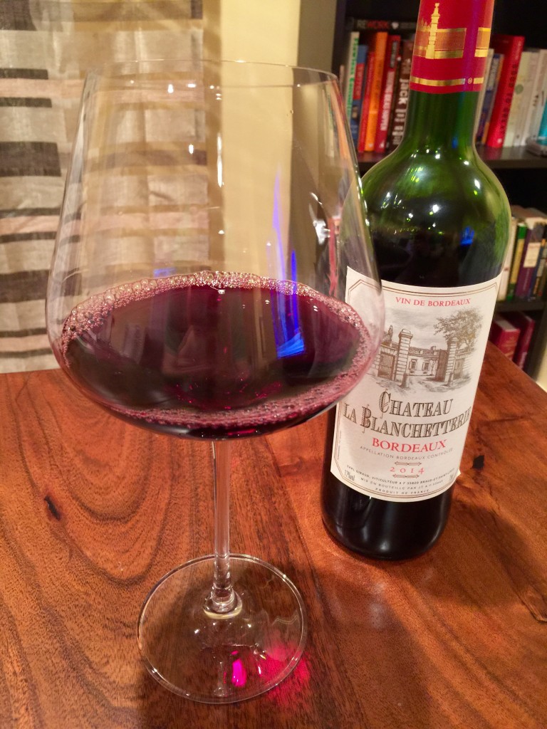 Chateau La Blanchetterie 2014 Pour