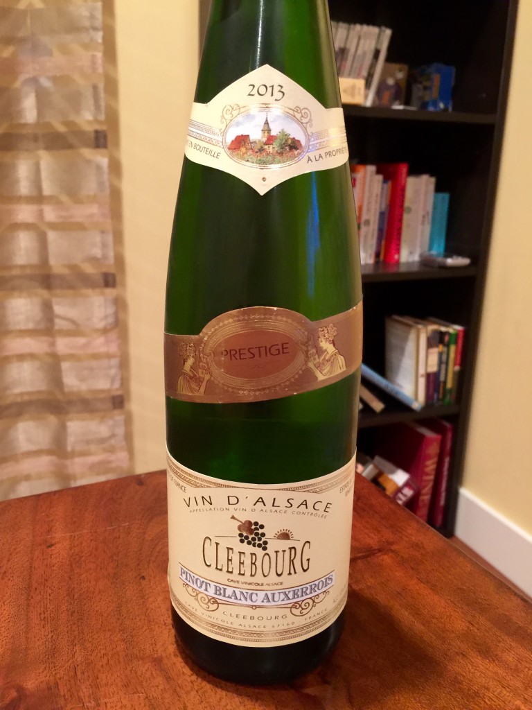Cleebourg Pinot Blanc Auxerrois 2013
