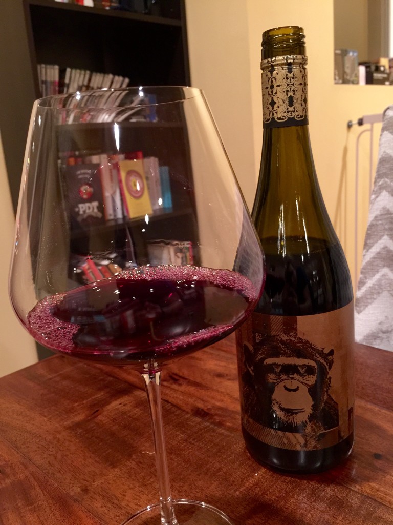 Infinite Monkey Theorem Syrah 2013 Pour