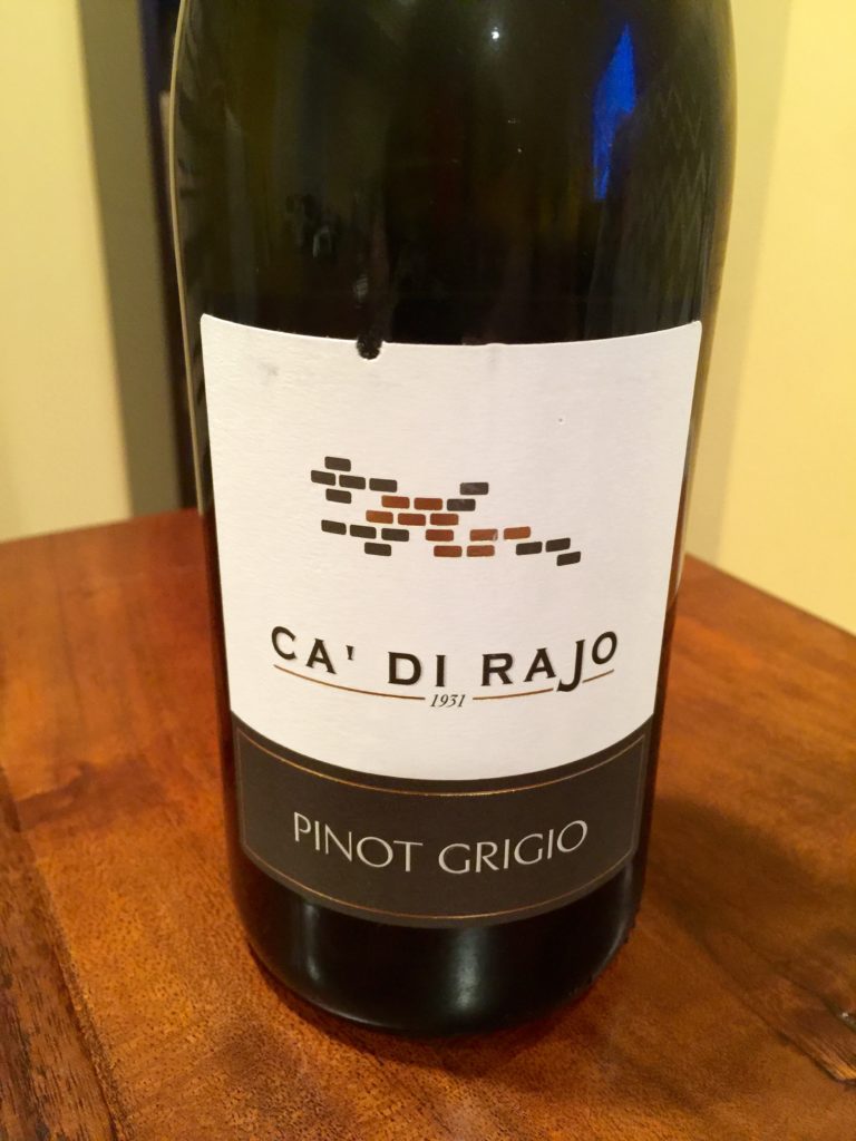 Ca Di Rajo Pinot Grigio 2014 Bottle