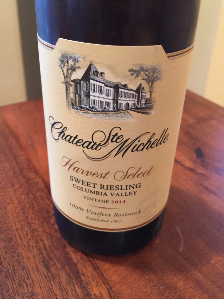 Chateau Ste Michelle Harvest Select Sweet Riesling 2014 Bottle