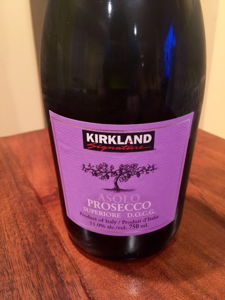 Kirkland Signature Asolo Prosecco Bottle