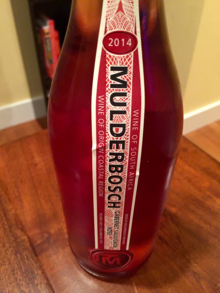 Mulderbosch Cabernet Sauvignon Rose 2014 Bottle