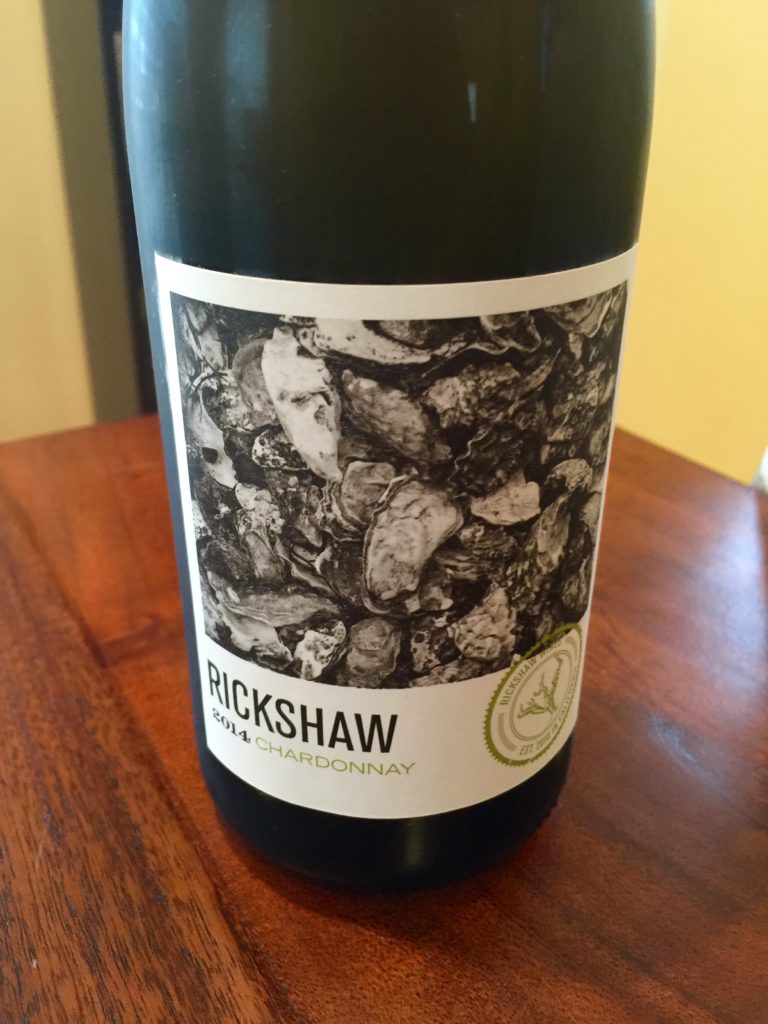 Rickshaw Chardonnay 2014 Bottle