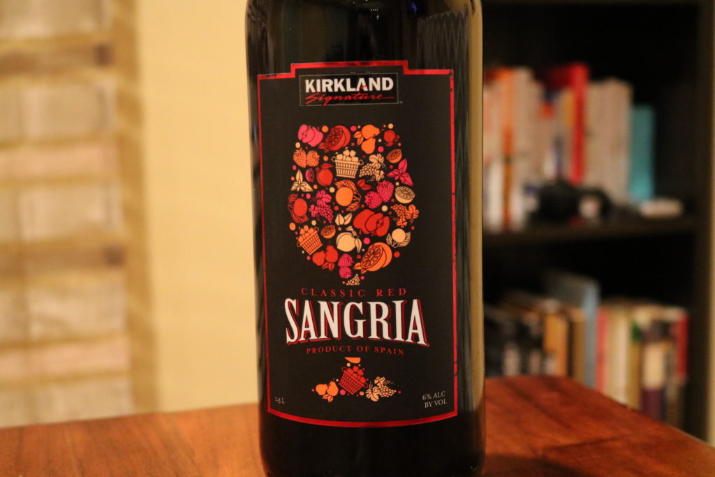 Kirkland Sangria Bottle