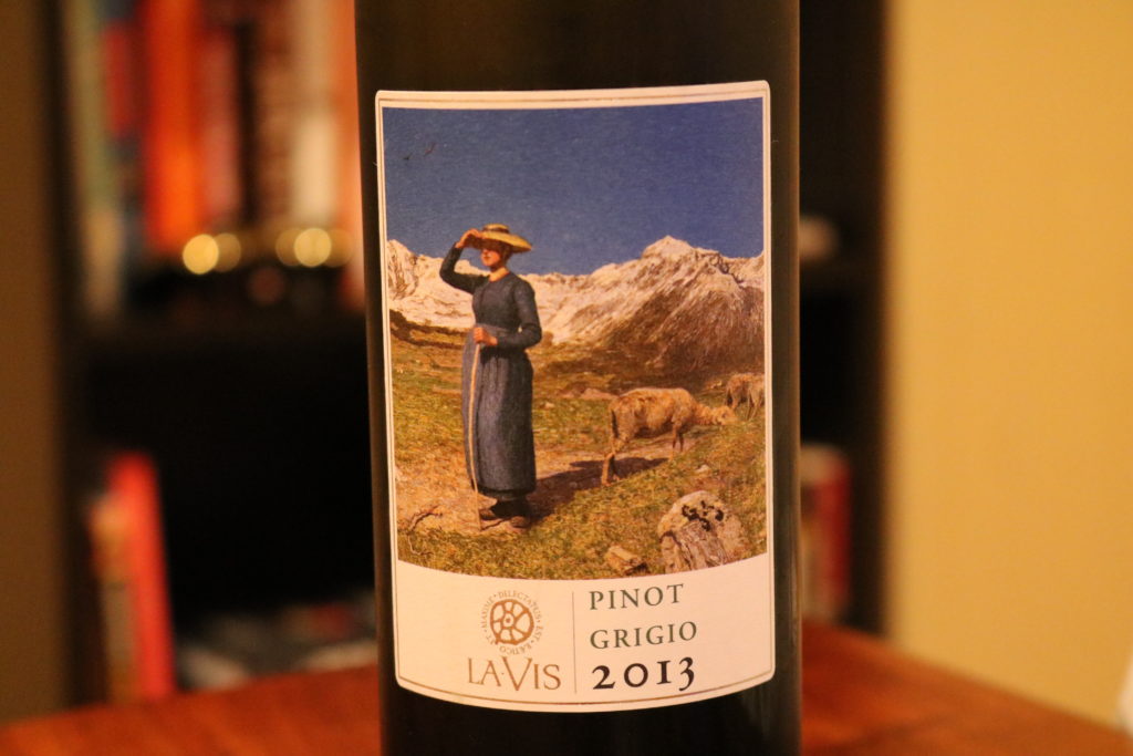 La Vis Ristratti Pinot Grigio Bottle 2013