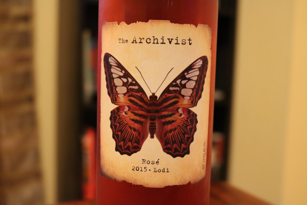 The Archivist Rose 2015 Bottle