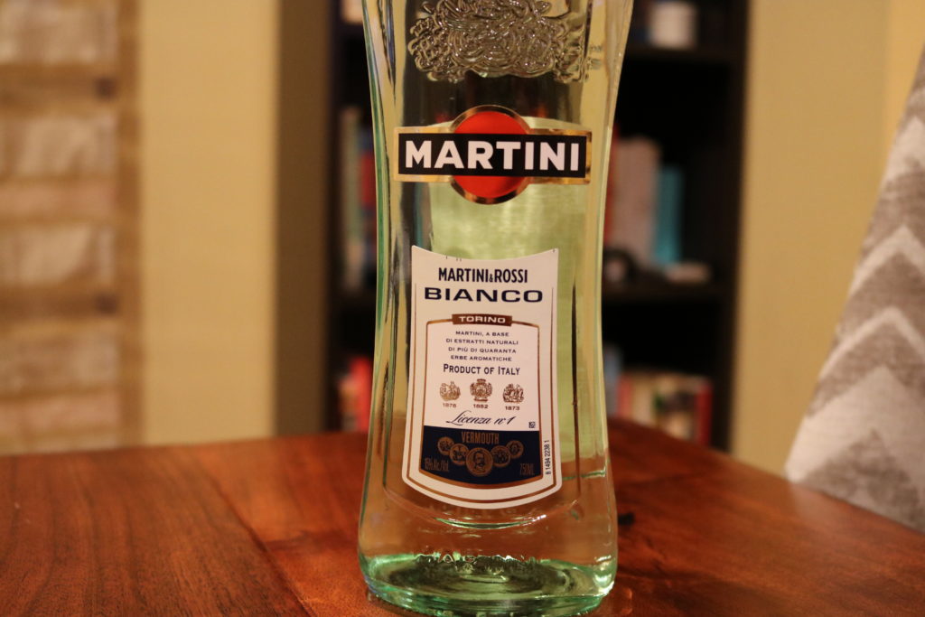 Martini Rossi Bianco Vermouth Bottle
