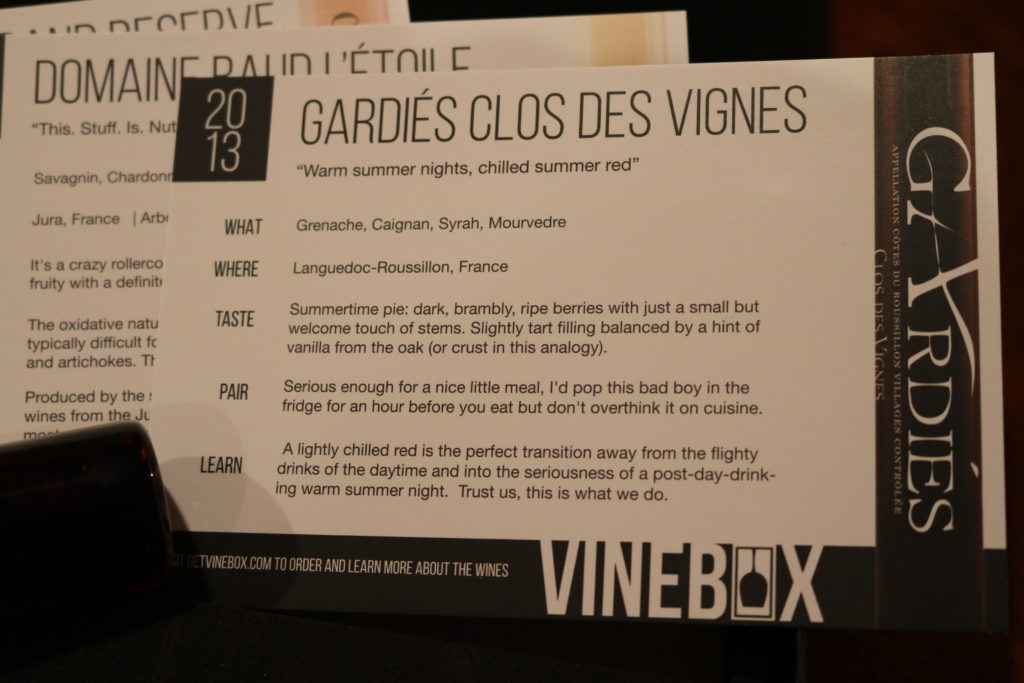 Vinebox Notes