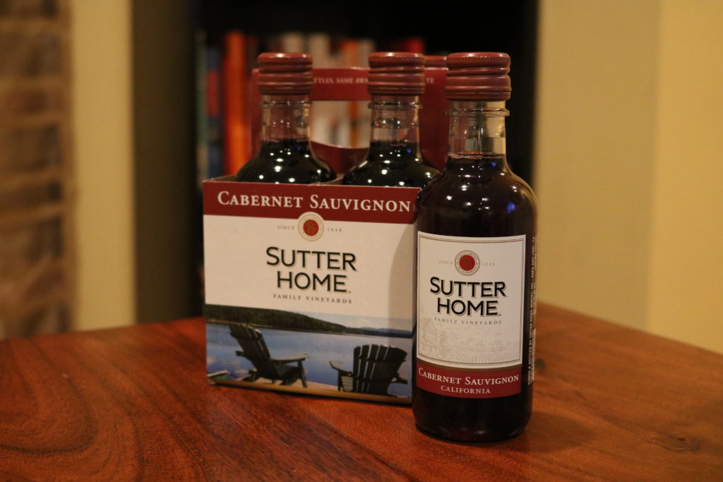 Sutter Home Cabernet Sauvignon Bottle