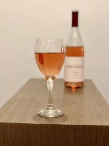 A pour of Precarious Rosé 2017
