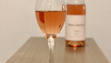 A pour of Precarious Rosé 2017